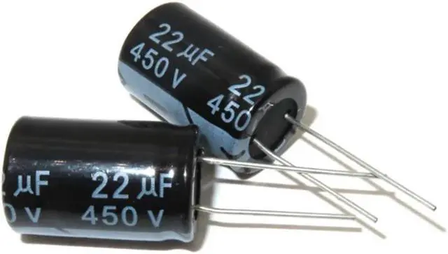 Main image of 5PCS 22UF450V Electrolytic Capacitor 450V22UF Volume 16*25MM