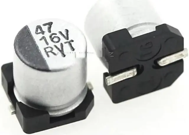 Main image of 20PCS SMD Aluminum Electrolytic Capacitor 16V47UF 5*5.4mm 47UF/16V