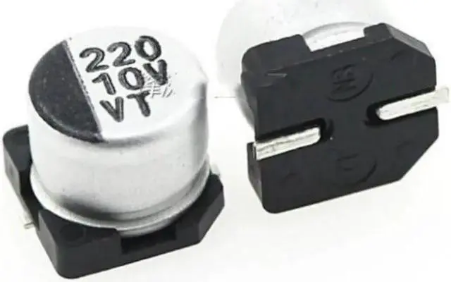 Main image of 20PCS SMD Aluminum Electrolytic Capacitor 10V220UF 6.3*5.4mm  220UF