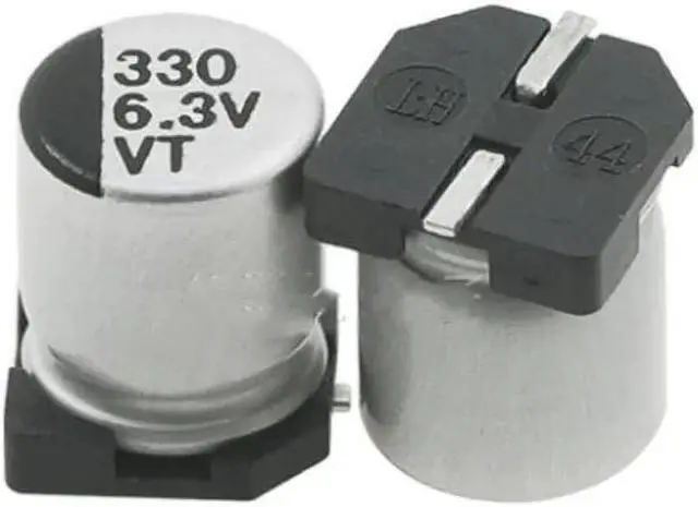 Main image of 20PCS SMD Aluminum Electrolytic Capacitor 6.3V330UF 6.3*7.7mm 330uF/6.3V