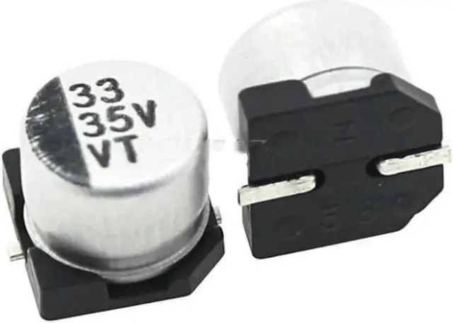 Main image of 20PCS SMD Aluminum Electrolytic Capacitor 35V33UF 6.3*5.4mm 33UF/35V