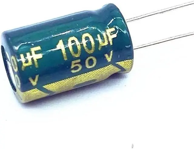 Main image of 20Pcs Hoge Frequentie Lage Impedantie 50V 100Uf Aluminium Elektrolytische Condensator Maat 8*12 100Uf