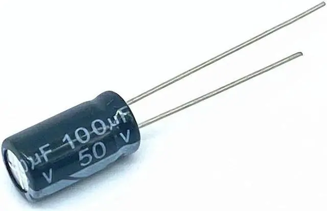 Main image of 20PCS 50V100UF 6*11mm 100UF 50V 6*11 Electrolytic capacitor