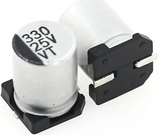 Main image of 10PCS SMD Aluminum Electrolytic Capacitor 25V330UF 8*10mm 330UF/25V