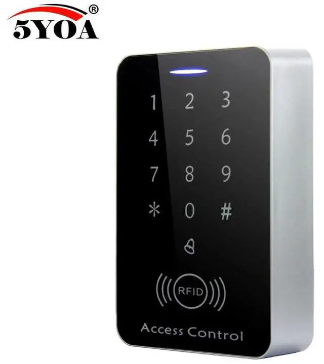 Alt view image 3 of 6 - Intercom RFID Access Control System Security Proximity Entry Door Lock strong anti-jamming Induction Support the iron door