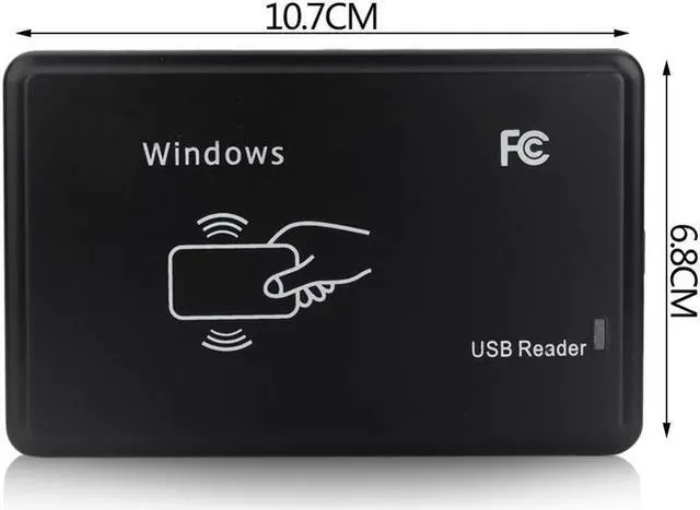 Alt view image 3 of 6 - RFID Duplicator Reader Cloner 125KHz EM4100 Copier Writer Programmer 5 Pcs EM4305 T5577 Rewritable ID Keyfobs Tags Card