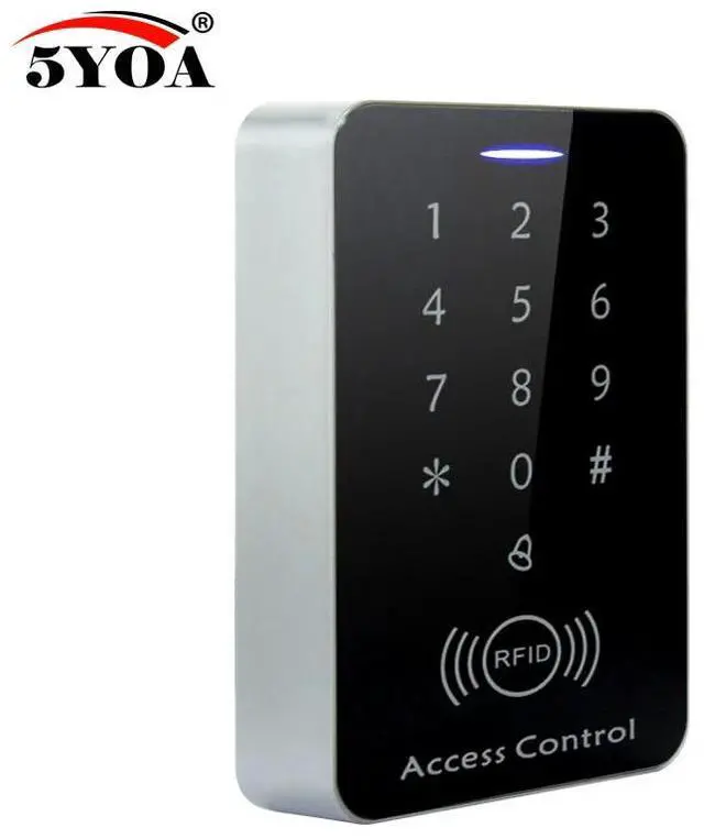 Alt view image 4 of 6 - Intercom RFID Access Control System Security Proximity Entry Door Lock strong anti-jamming Induction Support the iron door