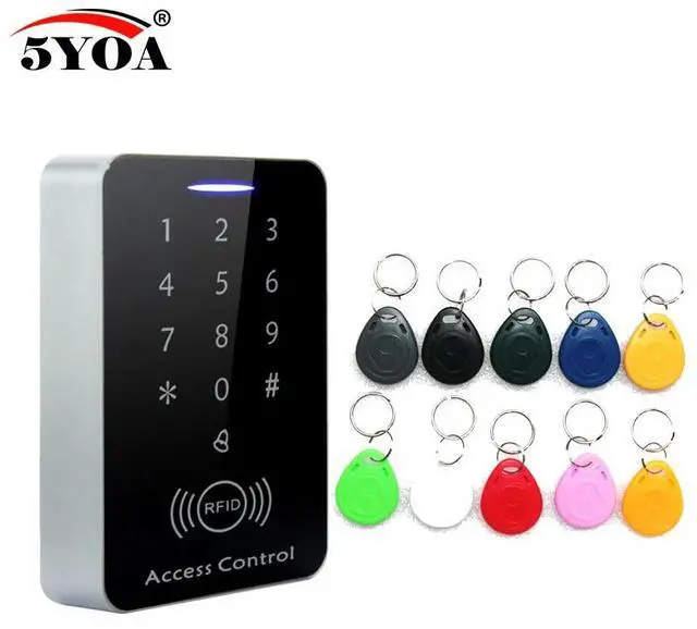 Alt view image 2 of 6 - Intercom RFID Access Control System Security Proximity Entry Door Lock strong anti-jamming Induction Support the iron door