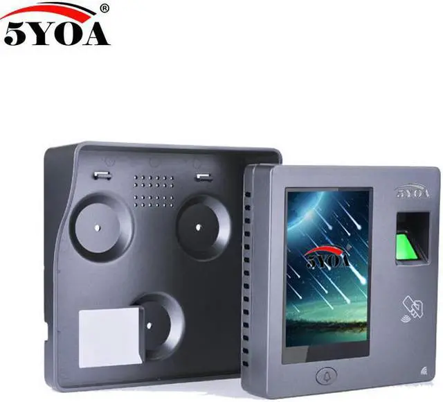 Alt view image 4 of 5 - Fingerprint Access Control RFID Door Lock Garage Gate Opener System Machine Device 4" Totally touch screen