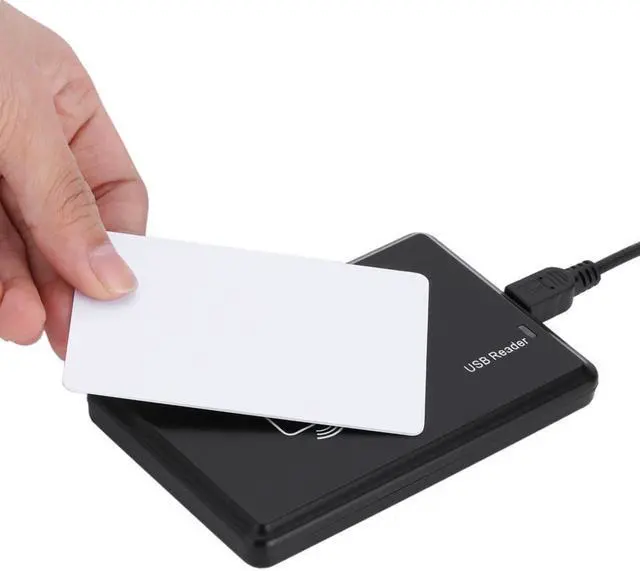 Alt view image 4 of 6 - RFID Duplicator Reader Cloner 125KHz EM4100 Copier Writer Programmer 5 Pcs EM4305 T5577 Rewritable ID Keyfobs Tags Card