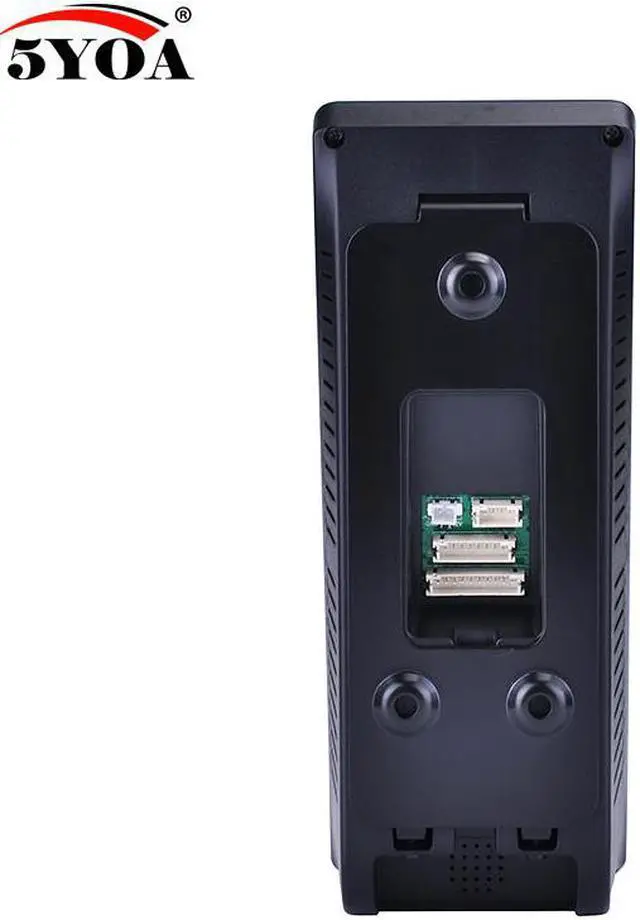 Alt view image 3 of 5 - 5YBM10A Biometric Facial Face Fingerprint Access Control Time Attendance Machine Electric Intercom Code System Door Lock