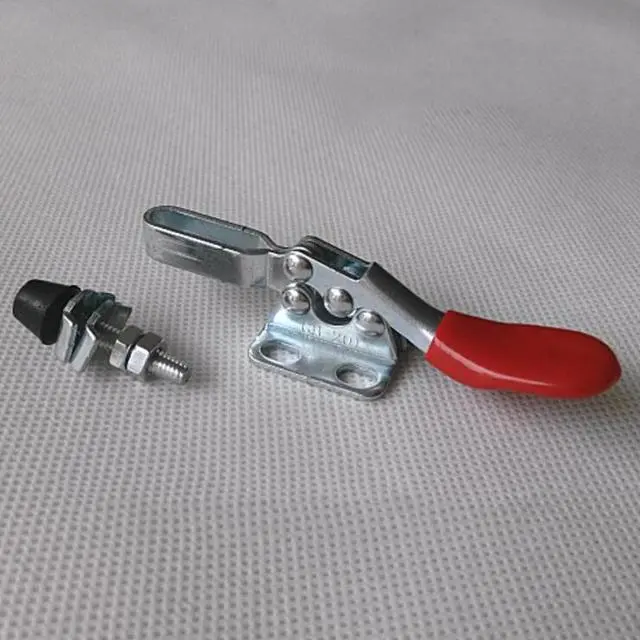 Alt view image 3 of 5 - Holding Capacity 27kg Quick Release Toggle Clamp GH-201 Horizontal Hand Tool For Fixing Workpiece