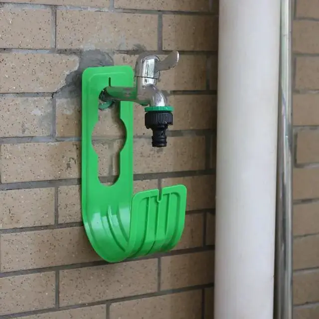 Alt view image 6 of 6 - 2pcs UP-CLOUD ABS Wall Mounted Soft Garden Hose Reels Storage Watering Organizer Holder Wash Car Pipe Outdoor Tap Hanger Rack