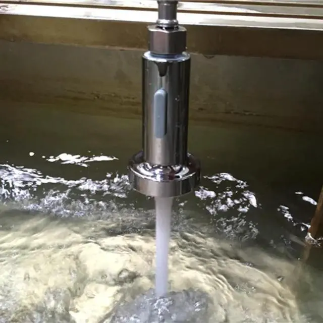 Alt view image 4 of 5 - DONYUMMYJO  Chrome Finish Kitchen Faucet Spout Handheld Nozzle Sprayer Faucet Accessorie