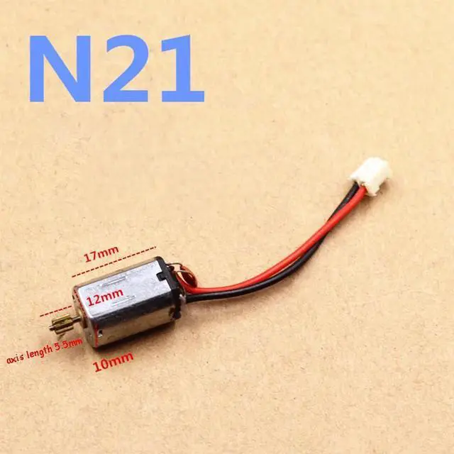 Alt view image 3 of 5 - High Speed Carbon Brush Motor Model Airplane Toy Electric Machinery Large Torque Micro Motor With Gear