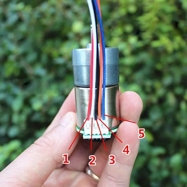 Alt view image 4 of 5 - DC 12V With encoder All metal Gear DC geared motor Code wheel measurement speed Trolley robot