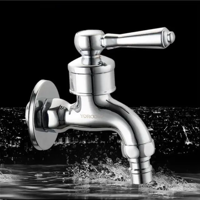 Alt view image 4 of 5 - 1pc Basin Faucets Elegant Bathroom Faucet  Cold Water Basin Tap Chrome Finish Brass Toilet Sink Water Crane