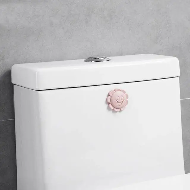 Alt view image 3 of 6 - 1pc Door Stops Self Adhesive Door Buffer Thickening Wall Protectors Cartoon flower Door Handle Bumpers for Door Stopper