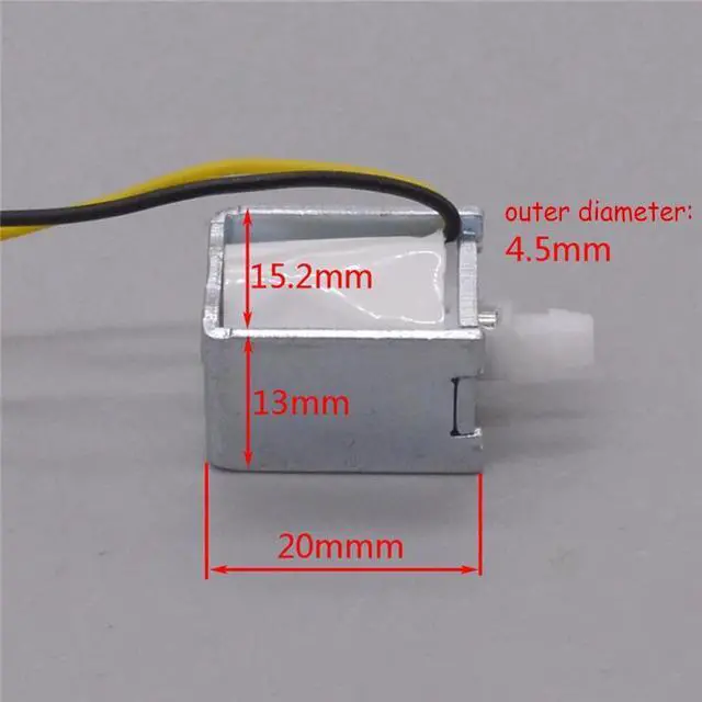 Alt view image 5 of 5 - DC6V 350MA 2.1W Mini Plunger Vacuum Valve One-position One-pass Normally Open Coffee Beauty Device Electromagnetic Valve