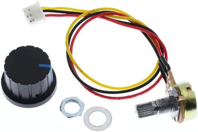 Alt view image 6 of 6 - 1PC DC Brushed Motor Governor 12v 24v 36v 48v High Power Drive Module PWM Controller 20A Current Regulator 25KHZ DC10V-60V