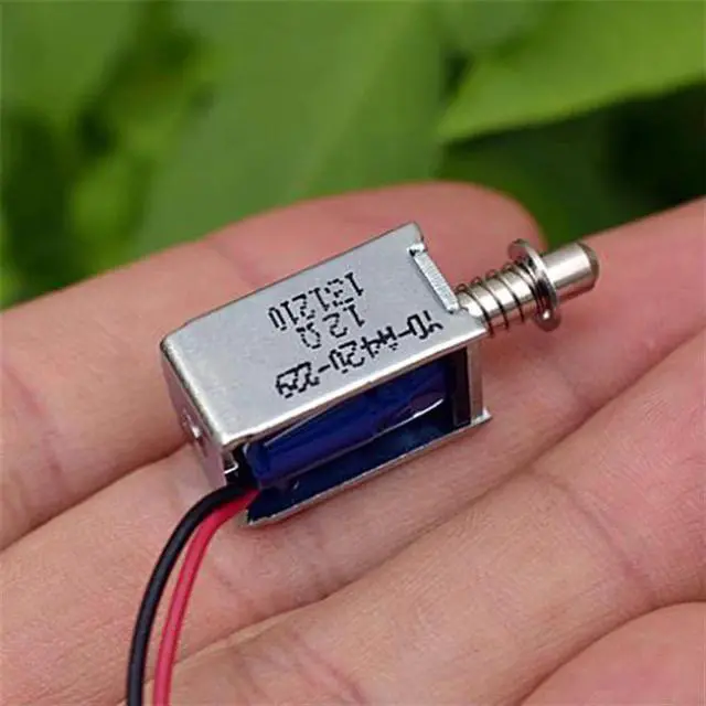 Alt view image 5 of 6 - 1PC DC6-12V Mini 0420 Electromagnet YD-A420-229 DC Electromagnet Suction Type Magnetic Electromagnet For Cabinet Electronic Lock