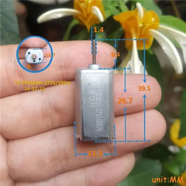 Main image of 050 High Speed Miniature DC Motor 3V 39000RPM High Torque Micro Motors Electric Machinery DIY Accessories for Model Aircraft