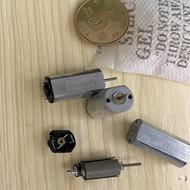 Alt view image 3 of 5 - M30 Flat Motor 1.5V-4.5V Low Voltage Start Micro Power Motor Solar DIY Production Motor 8*10*20mm Shaft Dia 1mm, 5350-15500rpm