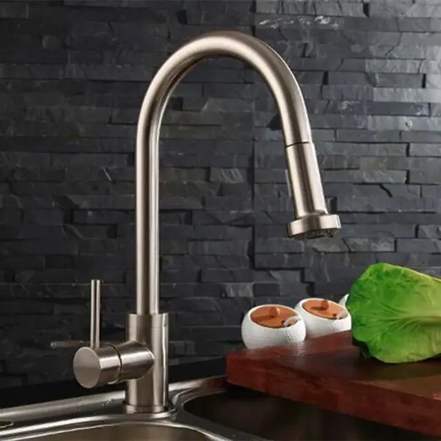Alt view image 2 of 5 - DONYUMMYJO  Chrome Finish Kitchen Faucet Spout Handheld Nozzle Sprayer Faucet Accessorie