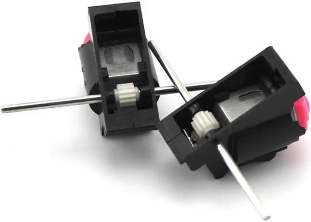 Alt view image 4 of 5 - 1pc Double Shaft Bevel Angle Gear Motor Suit Worm Reducer 3-6V DIY Parts On Sale 6V 1300 rpm/min