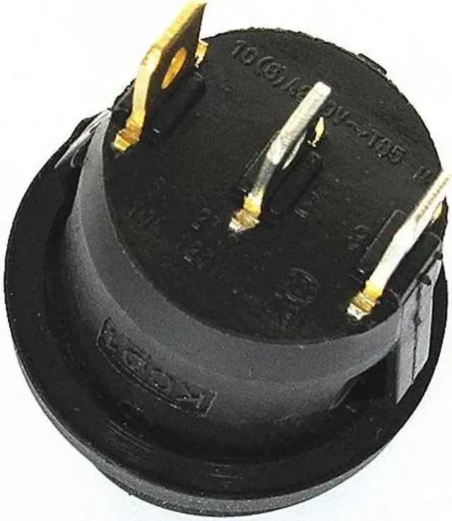 Alt view image 4 of 6 - 1PC KCD1 20mm Button On-Off 3Pin On-Off DPST Boat Car Rocker Switch 6A 250V/AC