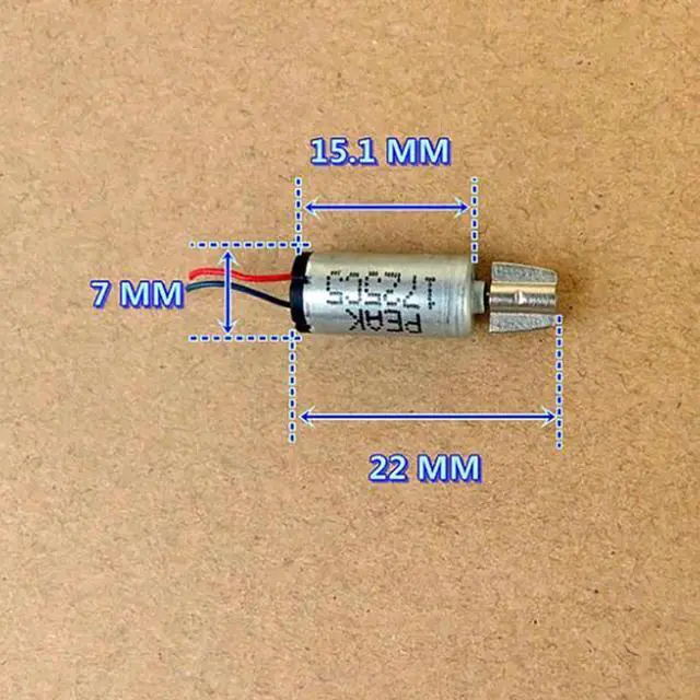 Alt view image 6 of 6 - 1PC Dia 7mm DC1.5-3V Motor Micro Vibration motor 715 Vibrating motors with Solid rotor Eccentric wheel Miniature DC Motor HOT