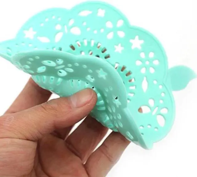 Alt view image 2 of 3 - Silicone Kitchen Sink Filter Sewer Drain Hair Colanders Strainers Filter Bathroom Sink