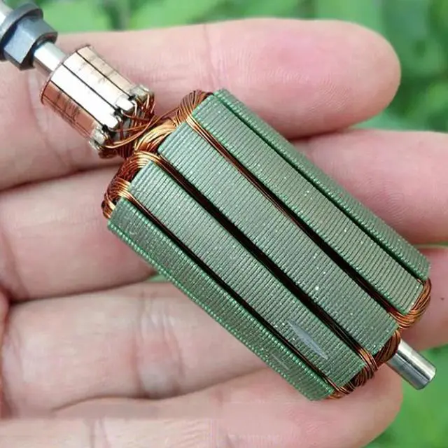 Alt view image 2 of 6 - DC12V-24V Automotive Car Parts Motor 12-pole rotor 90 degree angle Compensated carbon brush 4-magnet Low speed High torque Motor