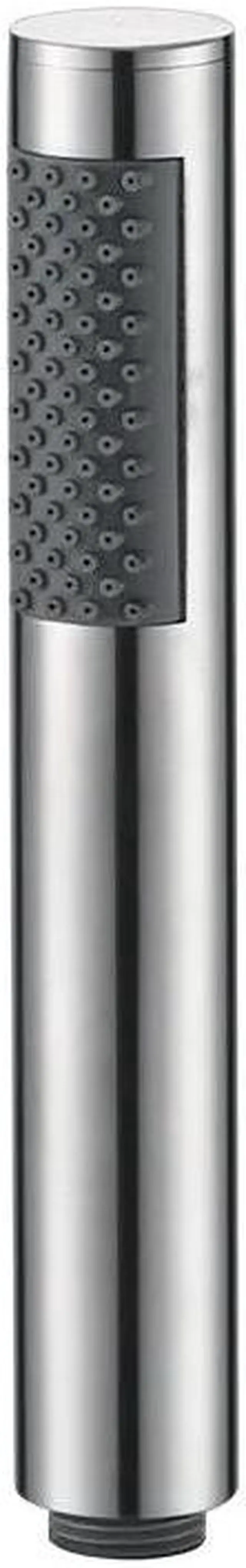 Main image of Bathroom Single Function Round Handheld Shower Head with Rub Clog-free Nozzles, Brushed Stainless Steel