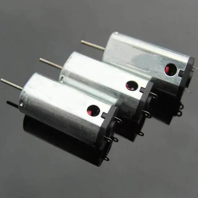 Alt view image 2 of 2 - 1pcs N50 Ferromagnetism Micro DC3.7-5V motor Hi-speed Large Torque with Heat Emission Hole DIY Parts