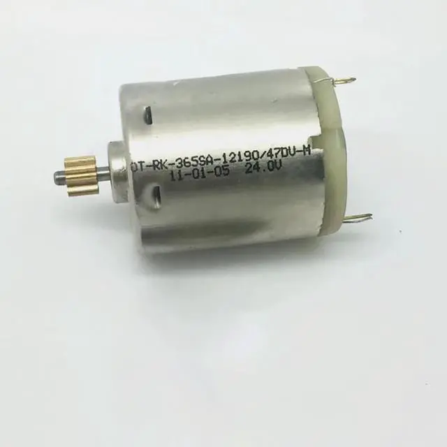 Alt view image 2 of 5 - DC24V 60mA 10000RPM Carbon Brush Motor 10 Tooth 0.52 Modulus Gear Micro Motor Shaft Diameter 2.28mm Axis Length 11.2mm