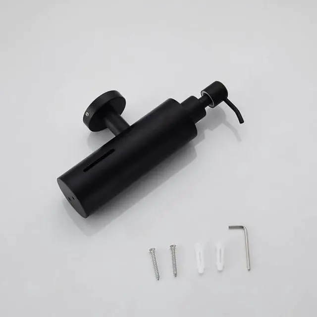 Alt view image 6 of 6 - 200ml Liquid Soap Dispenser Stainless Steel 304 Wall Mounted Liquid Soap Dispenser Container Bottle for Essential Oils, Lotions