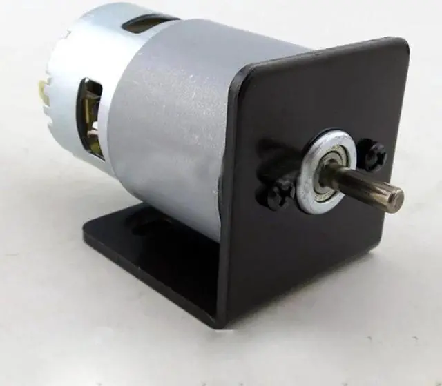 Alt view image 2 of 5 - 775 750 7 Series Motor Bracket Support Motor Fixed Base L Shaped Aluminum Metal for DIY Toy model