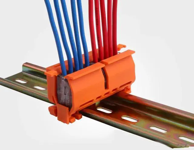 Main image of 1pc Reusable Hot Sell Useful  9 Way Reusable Spring Lever Terminal Block Electric Cable Connector Wire