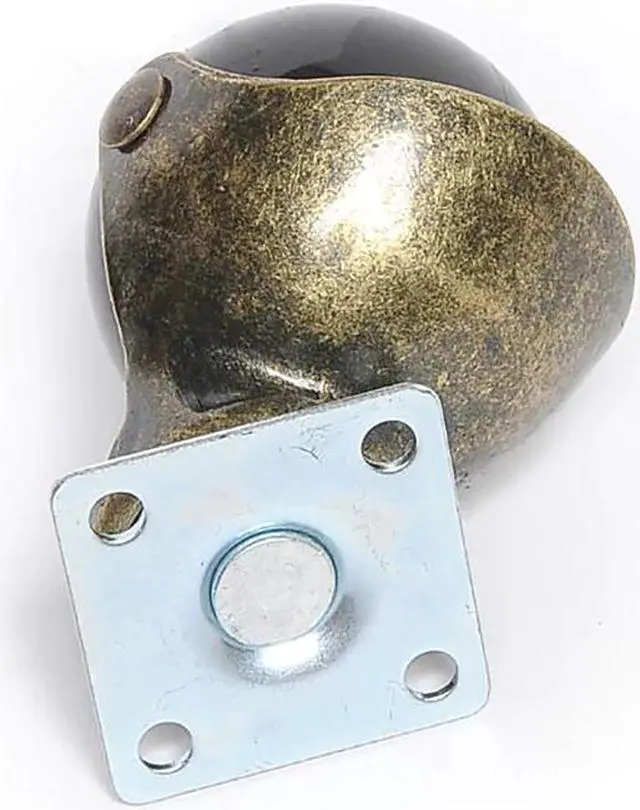 Alt view image 3 of 4 - 5PCS/Lot 1.5 Inch PP Heavy Duty 15-20kg Swivel Plate Casters Round Wheels No Noise Casters Wheels Fit for Home or Office Cabinet