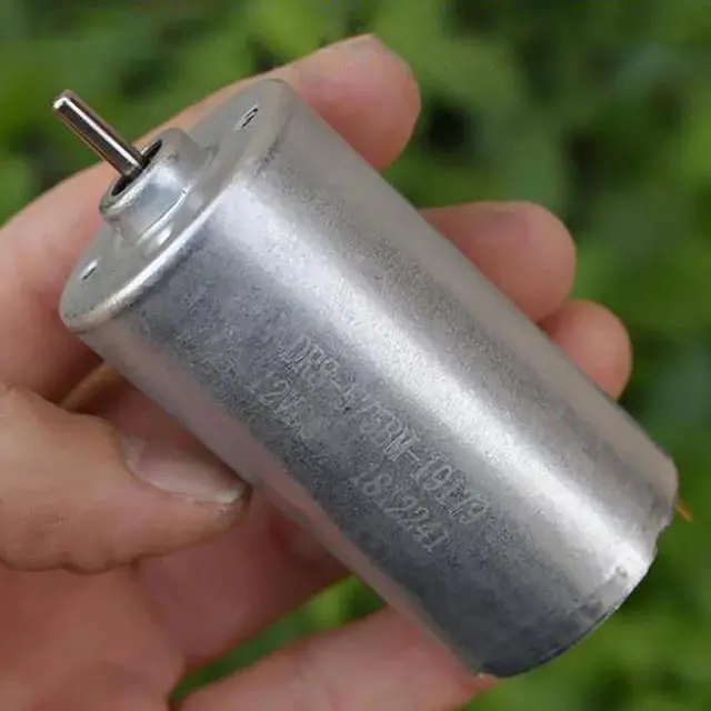 Alt view image 2 of 6 - Front and Rear Ball Bearing Motor DC12V-36V Low Speed Large Torque 575-19179 Motor Micro Current Low Power, Shaft Diameter 3.2mm