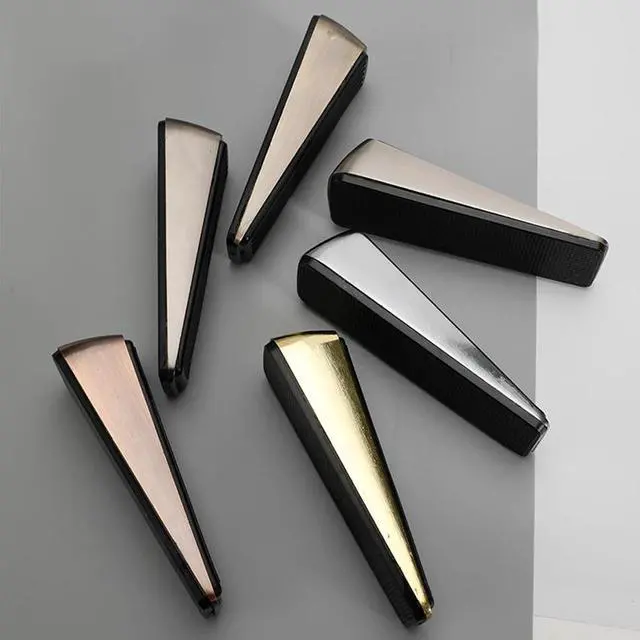 Alt view image 3 of 6 - 1Pc Anti-collision Door Stops Zinc Alloy Rubber Base Non-slip Safety Door Stopper Household Bathroom Door Hidden Holder Doorstop