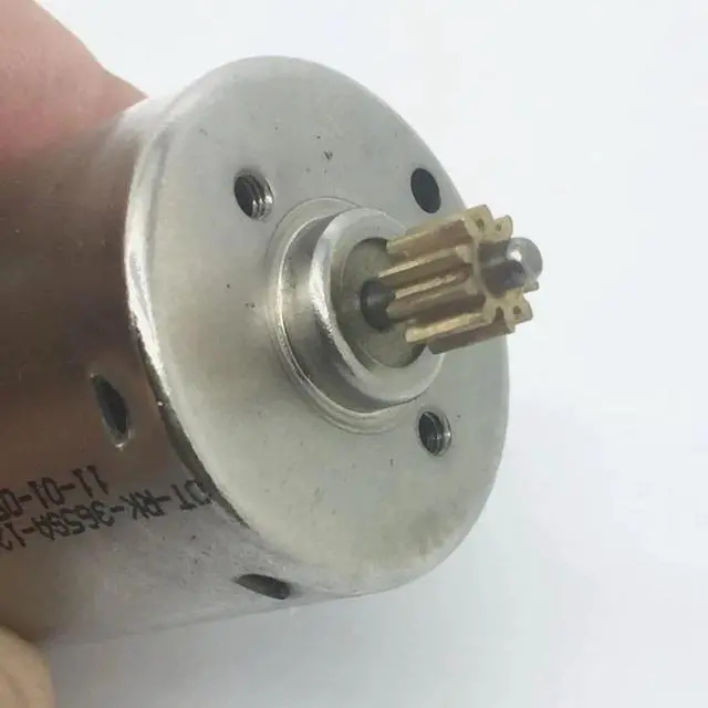 Alt view image 3 of 5 - DC24V 60mA 10000RPM Carbon Brush Motor 10 Tooth 0.52 Modulus Gear Micro Motor Shaft Diameter 2.28mm Axis Length 11.2mm