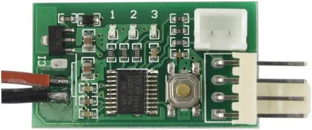 Alt view image 3 of 4 - Single DC 12V PWM temperature controller, fan speed controller, 4-wire PWM fan speed controller Fan temperature governor