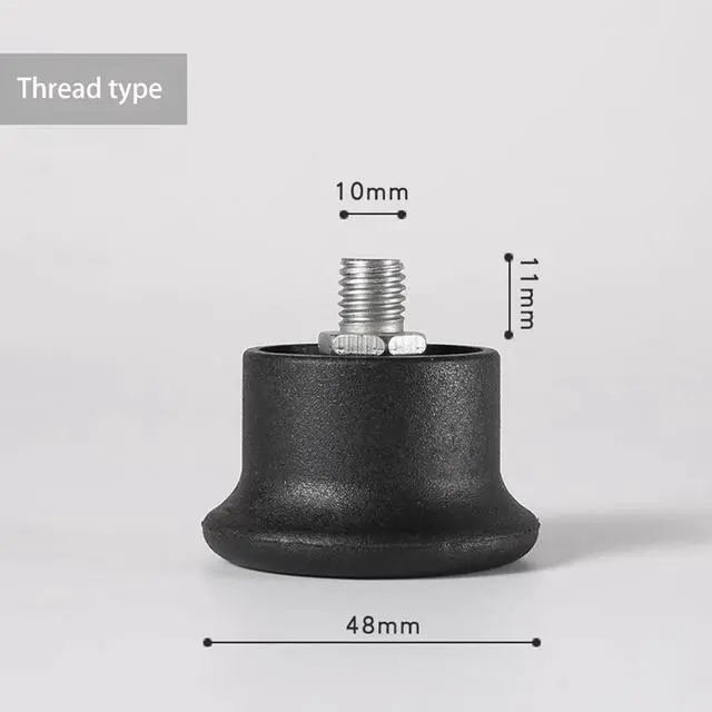 Alt view image 2 of 2 - 5Pcs/set Non-slip Caster Wheel Small Wheels For Office Chair Wheel Furniture Fixed The Floor For All Surfaces Chair Castor