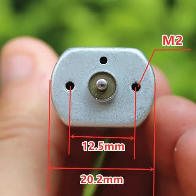 Alt view image 3 of 4 - DC3.7V 130 DC Motor 80mA 14000rpm/min Positive and Negative Motor Micro High Speed Motor for DIY Models Shaft Diameter 2mm