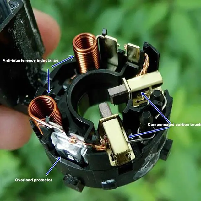 Alt view image 4 of 6 - DC12V-24V Automotive Car Parts Motor 12-pole rotor 90 degree angle Compensated carbon brush 4-magnet Low speed High torque Motor