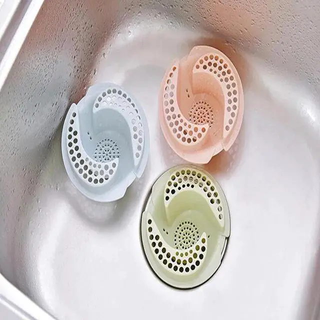 Main image of 1PC Multi-color Bath Stopper Strainer Shower Cover Kitchen Bathroom Basin Sink Strainer Filter Drain Strainer