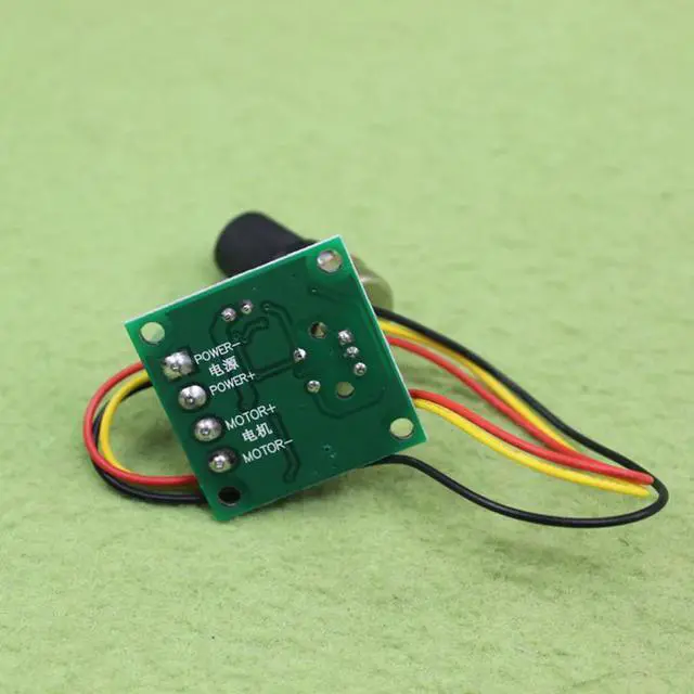 Alt view image 2 of 4 - PWM DC Motor Regulator Low Voltage 1.8v 3v 5v 6v 12v Motor Driver Speed Controller Module Current Control Output 0-2A DIY Supply