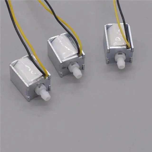 Alt view image 3 of 5 - DC6V 350MA 2.1W Mini Plunger Vacuum Valve One-position One-pass Normally Open Coffee Beauty Device Electromagnetic Valve